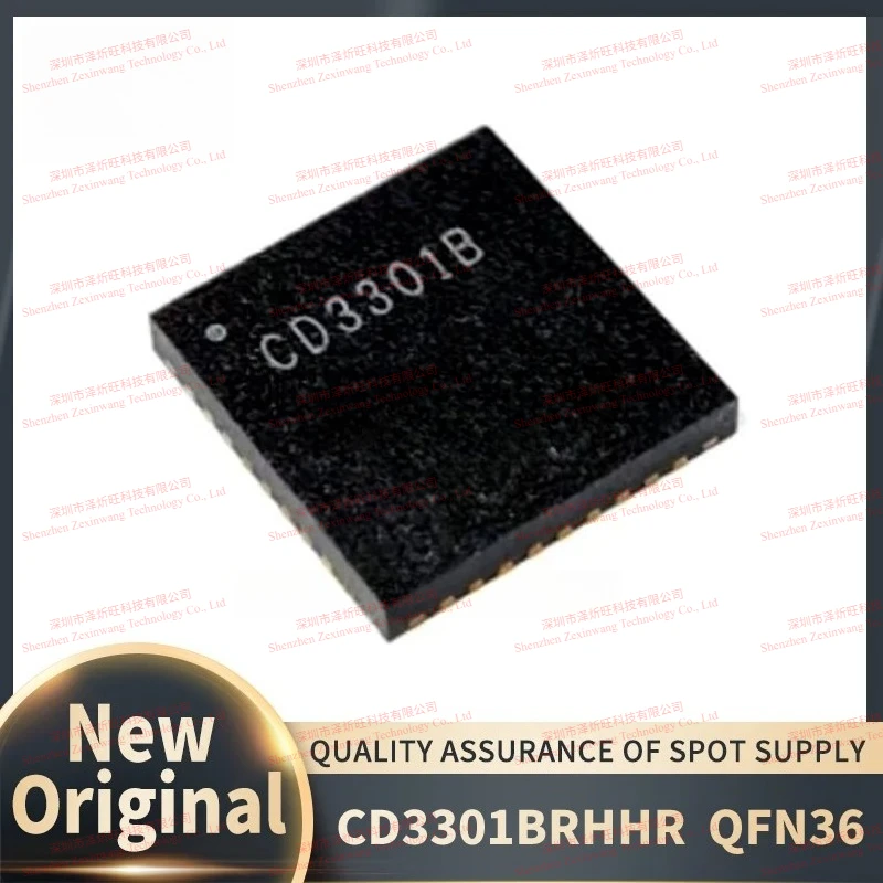 (10Pcs-20Pcs/Lot) 100% New Original CD3301BRHHR CD3301BRHH CD3301B CD3301 QFN-36 Chipset