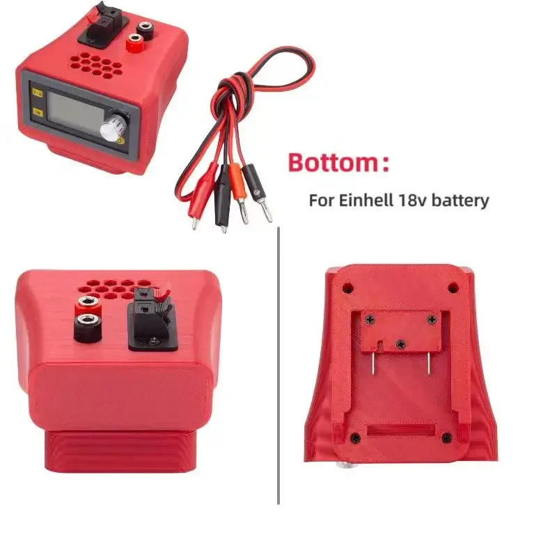 Convertisseur de batterie à tension d'alimentation réglable pour Einhell, adaptateur au lithium, alimentation de laboratoire, sans batterie, Sotchi, 18V