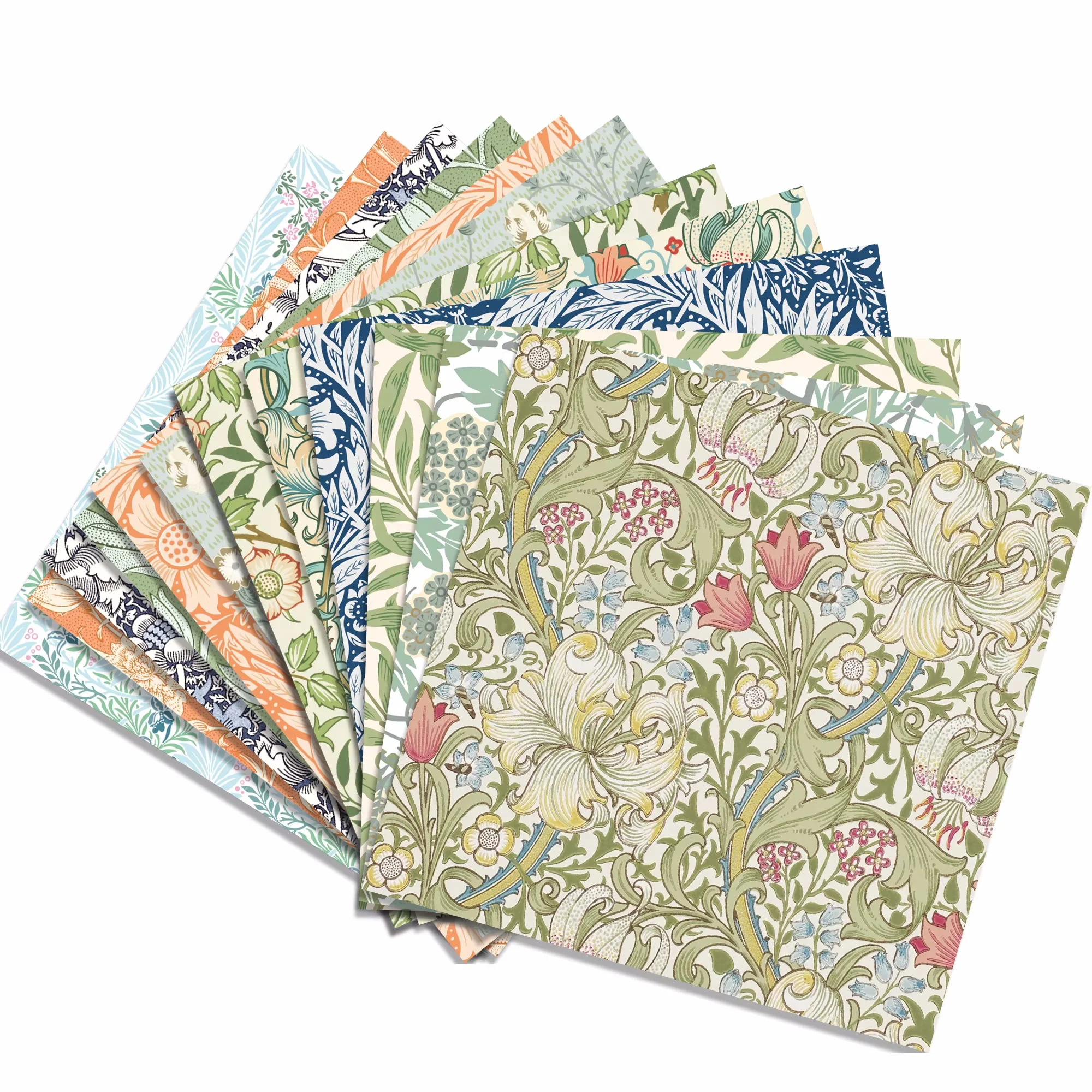 24 Stück europäisches Vintage-Muster, Sammelalbum, Party-Geschenke, dekorative Verpackung, Bastelpapier, 30 x 30 cm – Detail 3