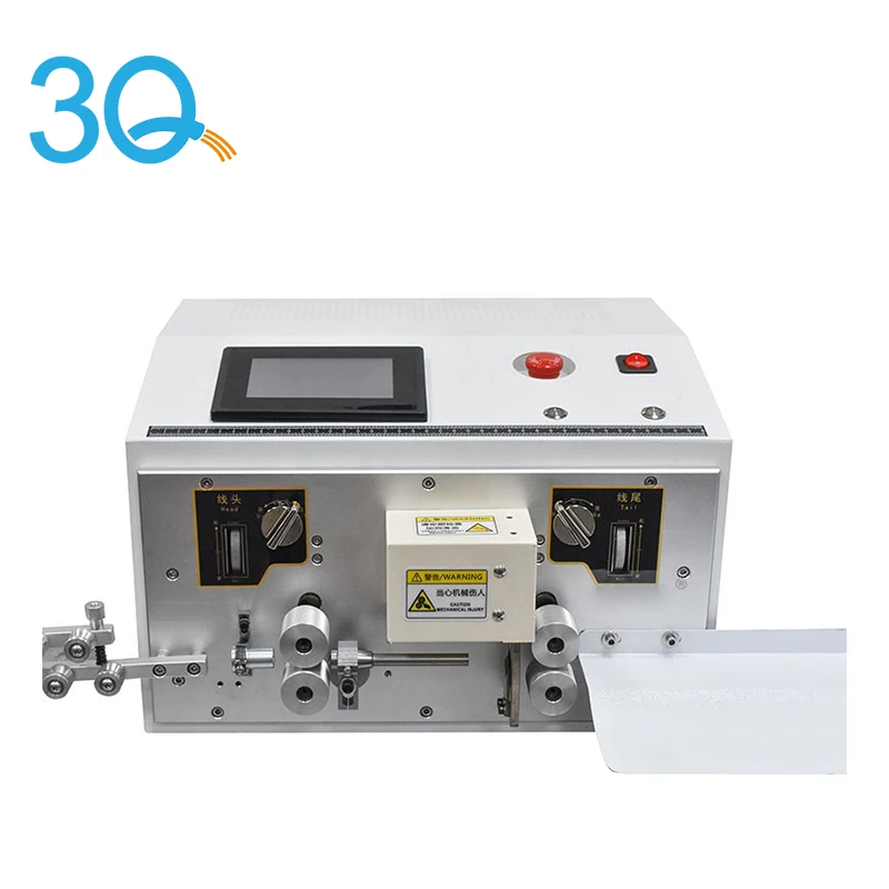 3Q Full Automatic Multi-core wire cutting stripping machine for outer sheathed and inner core wire jacket cable strip equipment