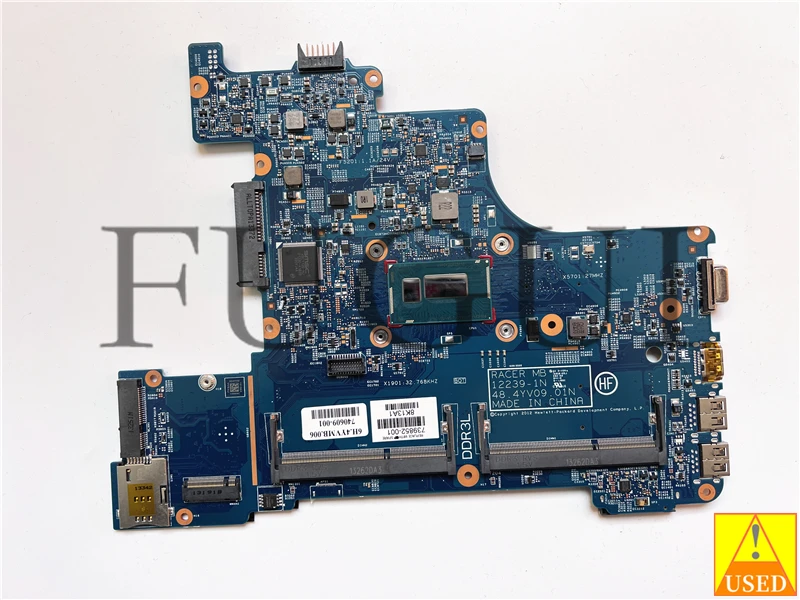 

USED Laptop Motherboard 739852-001 FOR 430 G1 WITH 2955U SR1DU CPU Fully Tested 100% Work