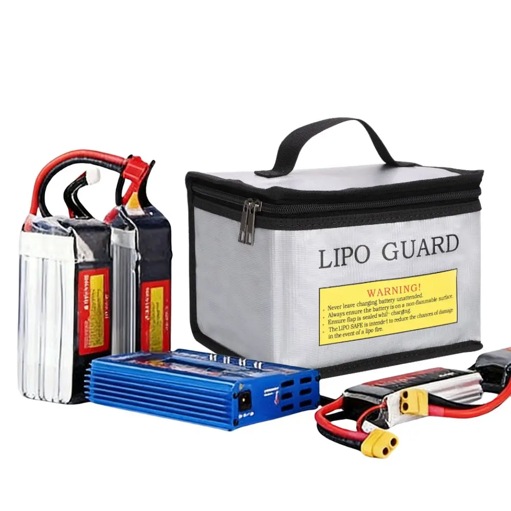Lipo Guard Safety Bag Fireproof Explosion-Proof Portable Lipo Safety Bag for RC FPV Racing Drone Car Battery Safe Accessories