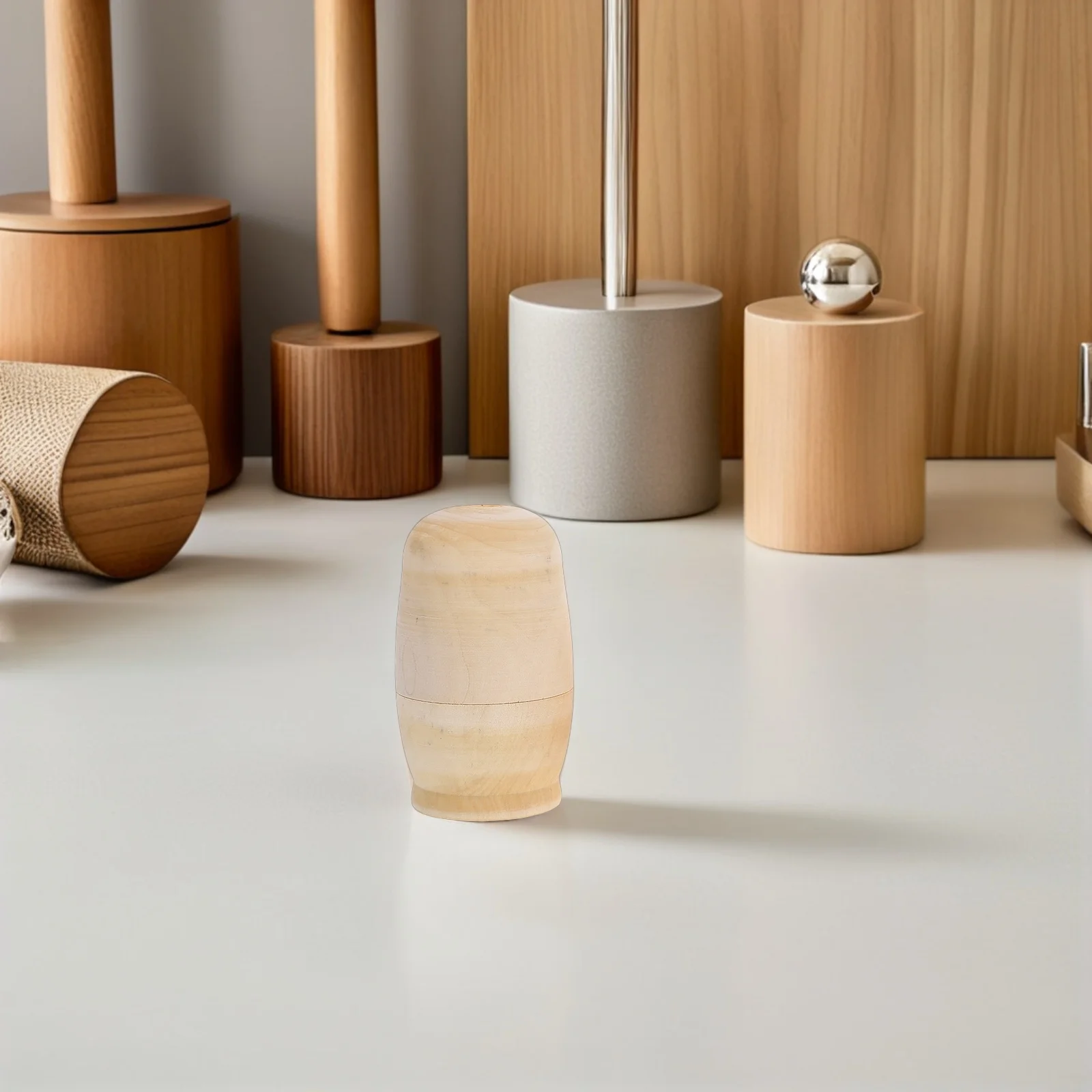 

5 комплектов, белые пустые русские вложенные неокрашенные деревянные наборы для рукоделия для рисования своими руками, детские семейные художественные проекты, праздник, Рождество