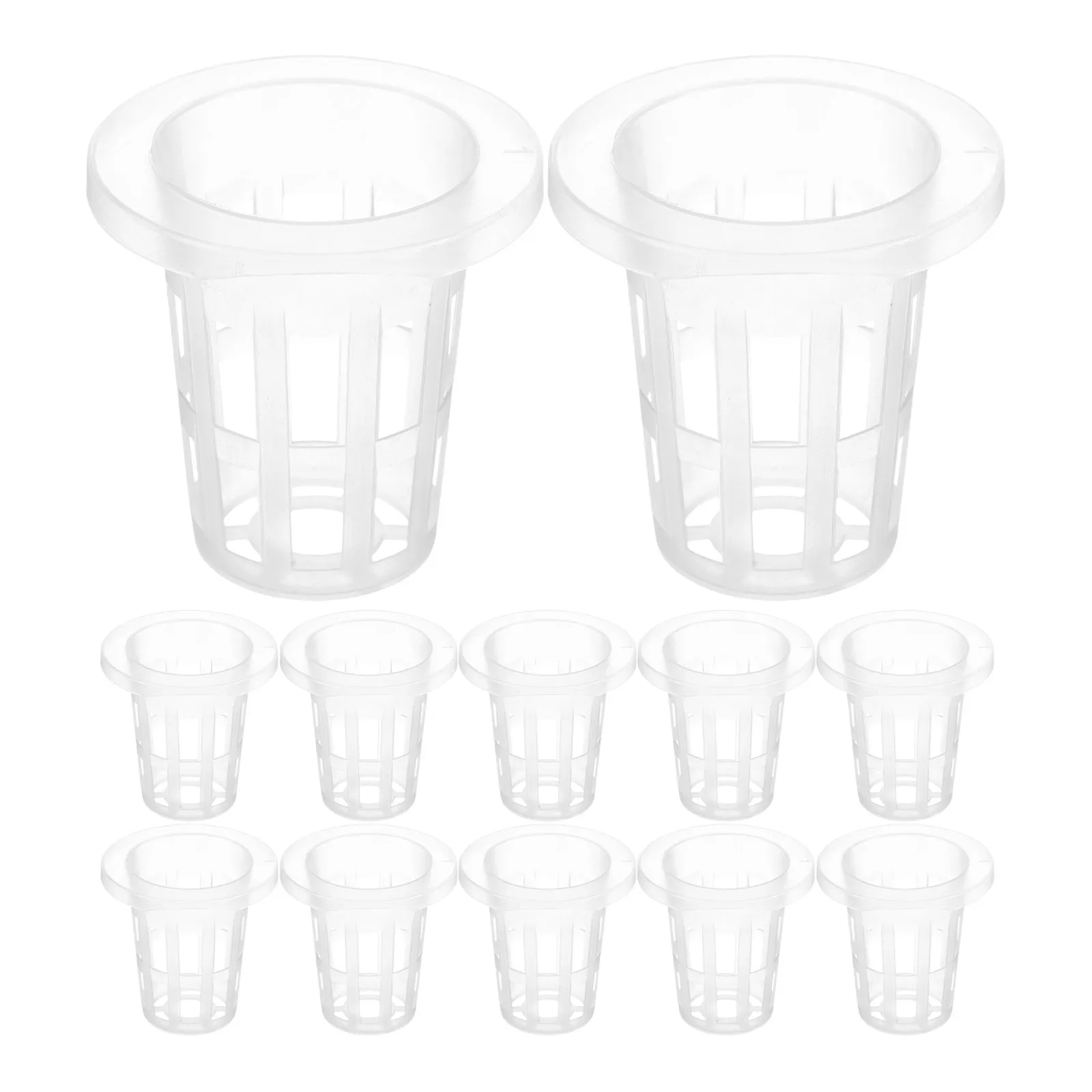 50pcs Hydroponic Net Cups 45Mm Lightweight Nursery Cups For Soilless Cultivation Indoor Balcony Garden Plant Growing Baskets