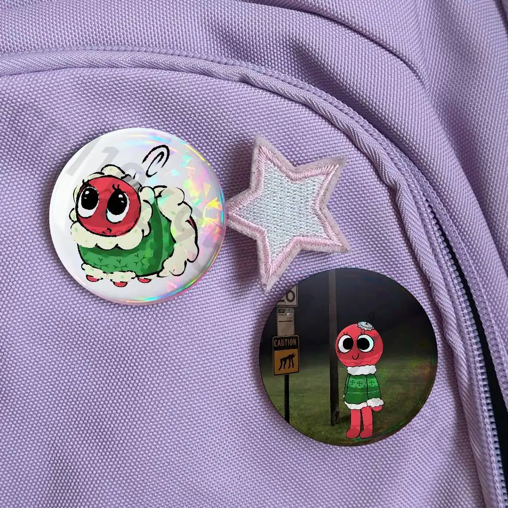 D-Dandys W-World B-Bobette Pins 58mm Cute Cartoon Badge Handmade Brooches for Backpack Accessories Jewelry Gifts