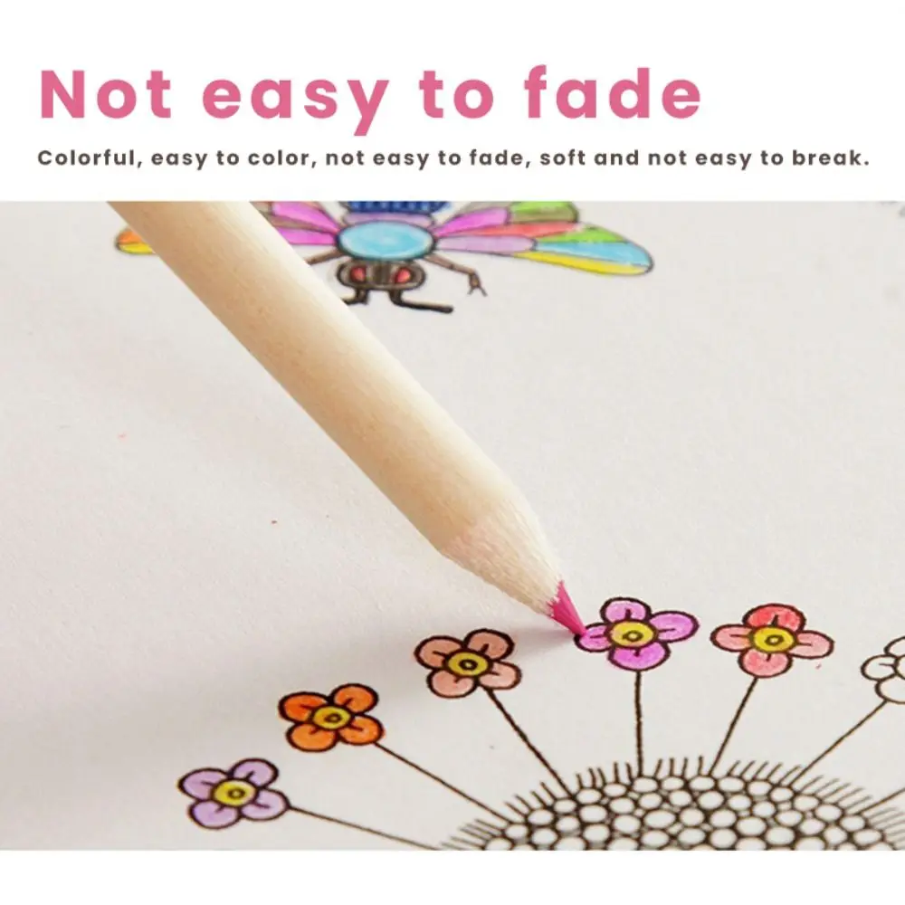 Simple 8.8CM Color Pencil Writing Sketching Mini Colored Pencil Drawing Stationery Coloring Drawing Pencil School Office