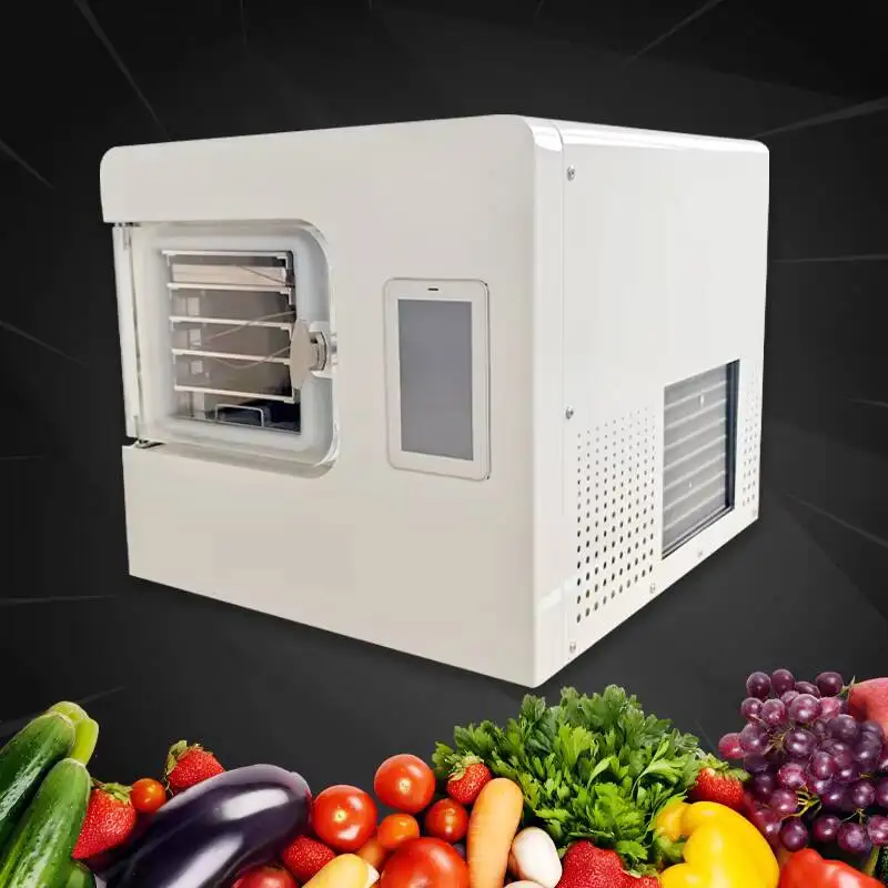 

Home Commercial Small Mini Dryer Vacuum Lyophilizer Freeze Drying Machine For Food Fruits And Vegetables