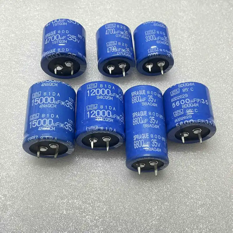 2PCS/LOT   UCC 35V 3300UF  4700UF 5600UF  6800UF 12000UF 15000UF Electrolytic Capacitor