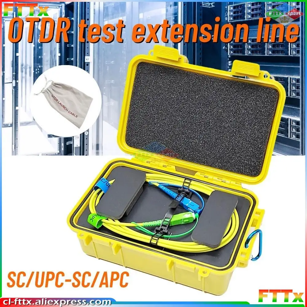 

Free shipping OTDR Launch Cable Fiber 1000/2000M Single Mode SC/FC OTDR Test Extension Cord OTDR Dead Zone Eliminator 1km 2km