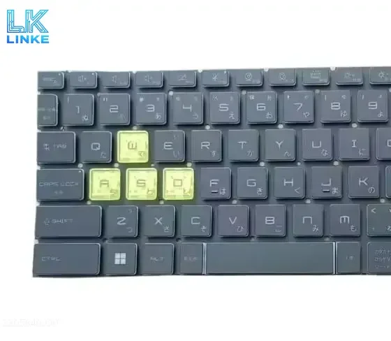 For MSI Crosshair 15 B12U Laptop No Backlit Keyboard Limited Edition B12UGSZ B12UGZ B12UEZ English US Black New