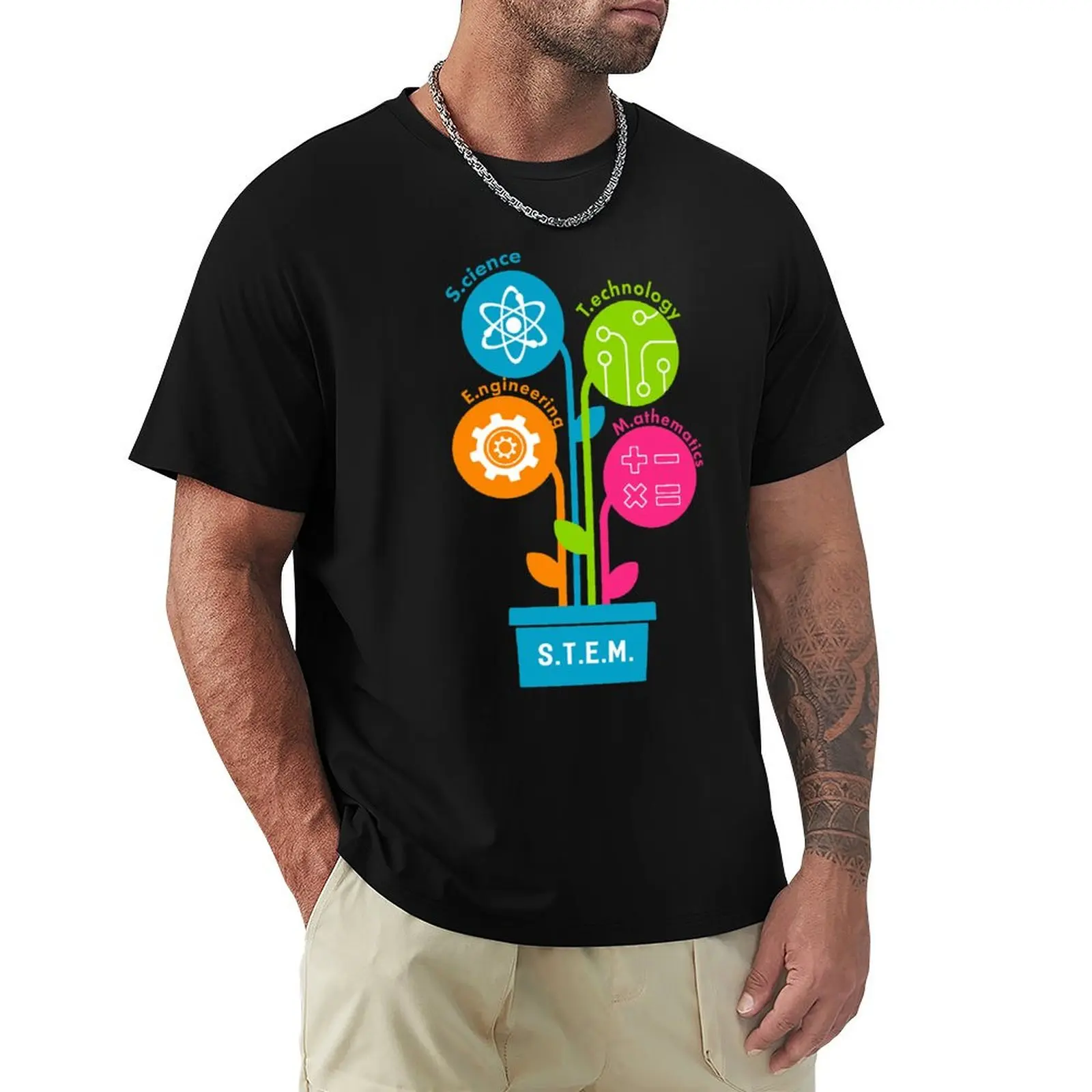 Cool Science Technology Engineering Math STEM T Shirts Gifts Women Men T-Shirt Mechanic Work Tee Shirt