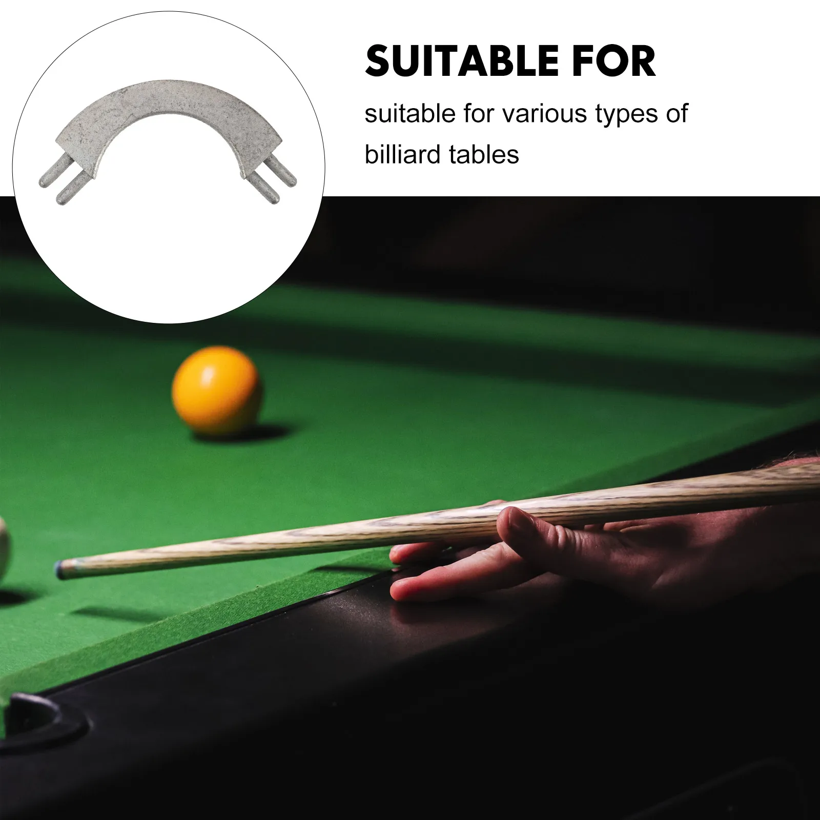 

Pool Table Accessories Billiard Corner Protector Thicken Aluminum Protectors Plate for