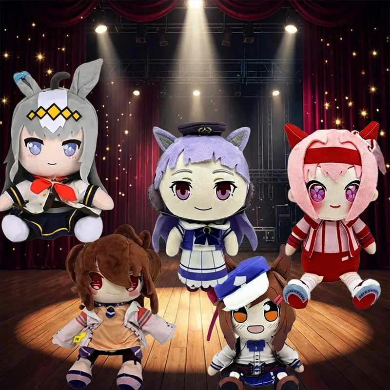

Hot Anime Uma Musume Pretty Derby Plush Toy Cartoon Movie Peripheral Plushie Game Enthusiast Children's Gift For Fans