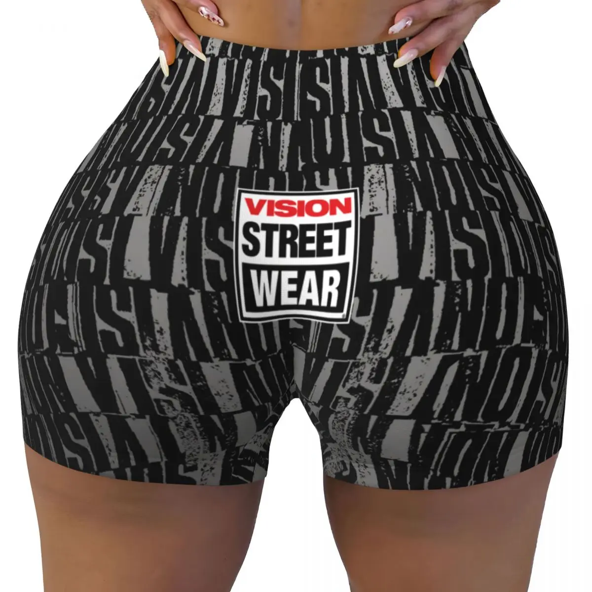 

Custom Cool Vision Street Wear Gym Biker Running Shorts for Women Workout Yoga Shorts