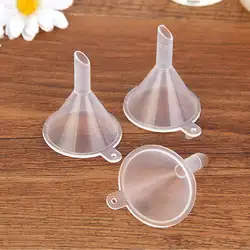 1/5 szt. Plastikowe lejki małe puste butelki do napełniania Mini narzędzia do pakowania perfum płynny olej Splitter akcesoria pomocnicze