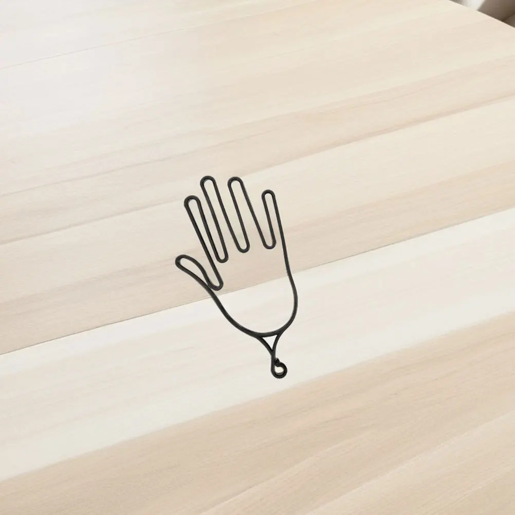 Soportes para guantes de golf, elegantes soportes de suspensión de plástico para retención de formas, herramientas ideales de mantenimiento de guantes para jugadores, 6 uds.