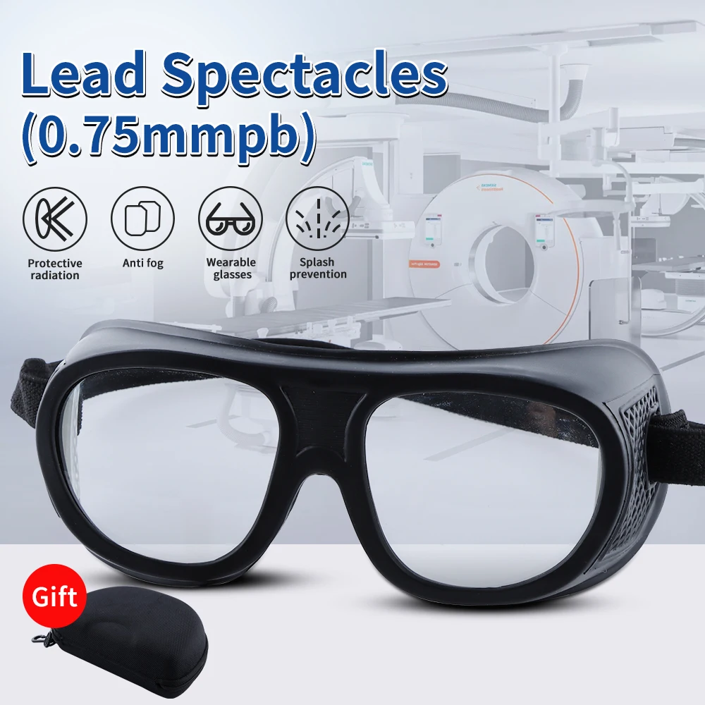 

Genuine Nuclear Radiation Protective 0.5/0.75mmpb Lead Glasses X-ray Gamma Ray Protection Sports Type Lead Spectacles