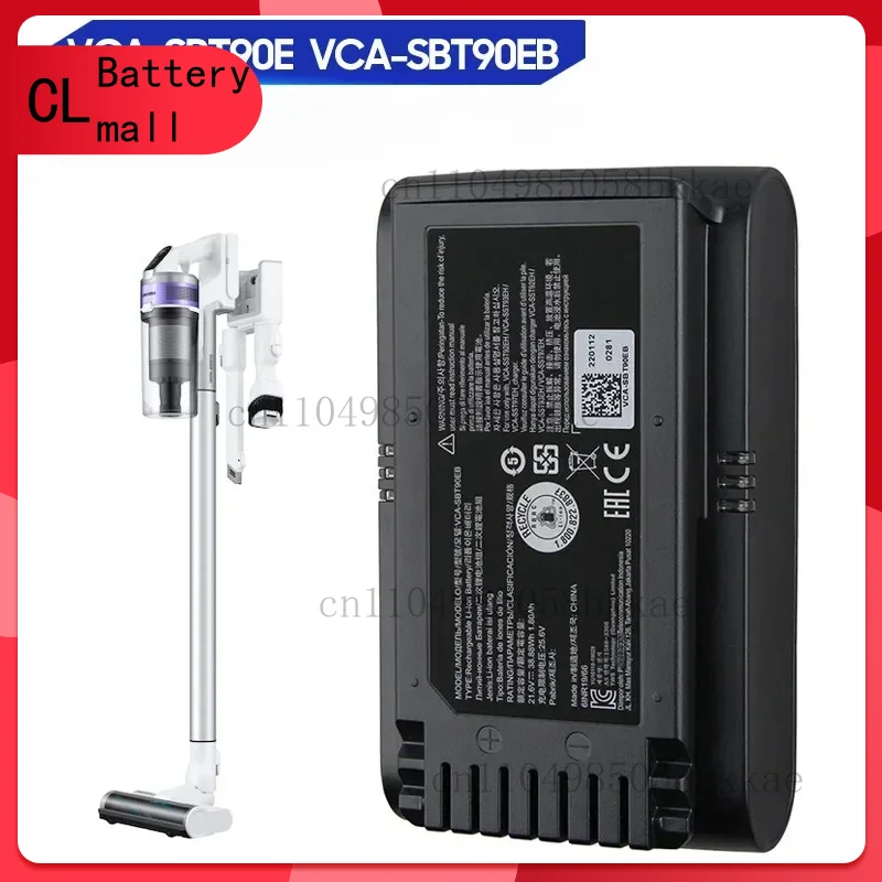 

Аккумулятор для ручного пылесоса Samsung Jet70 Pet Jet75 Jet90 Pro Jet60 VCA-SBT90EB