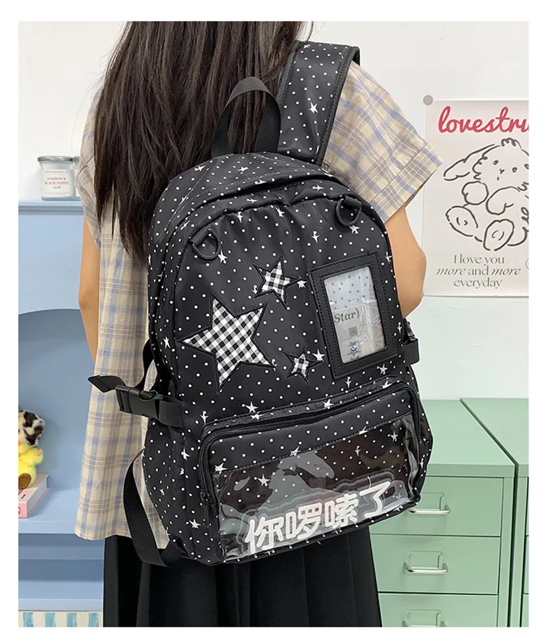 Kawaii Starry Harajuku Ita College Backpack - Limited Edition