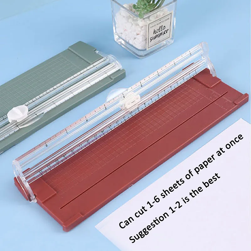 قطعة واحدة من قاطع الورق ثنائي الاتجاه متعدد الوظائف، أداة قطع عملية آلة قطع الورق المحمولة! اللوازم المدرسية والمكتبية