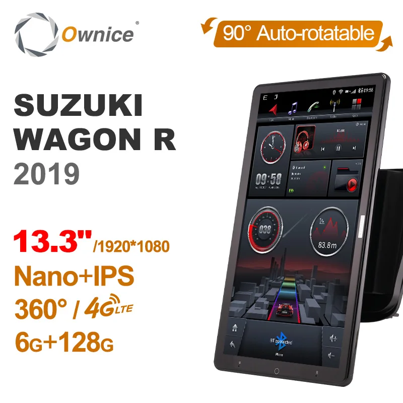 For SUZUKI WAGON R 2019 Car Touch Screen Radio Video Audio 13.3