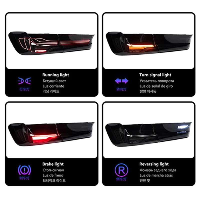 For BMW 3 Series G20 G28 G80 2019 2020 2021 2022 Car Taillight Assembly Turn Signal Signal Light  Modifying CSL Car Accessories