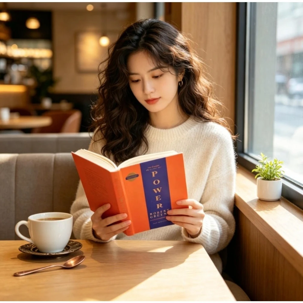 Le livre concis des 48 lois du pouvoir en anglais de Robert Greene, livres de motivation sur la politique, la leadership politique et la philosophie politique pour adultes