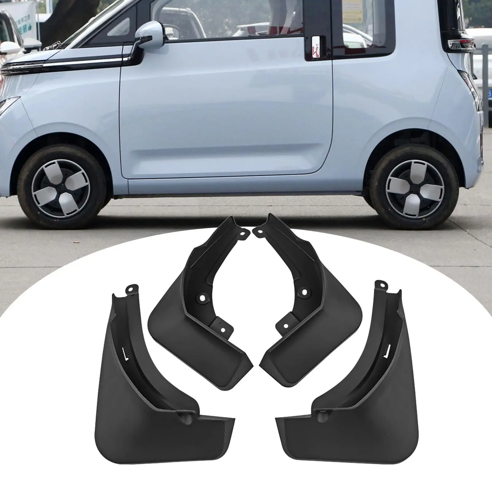 Car Wheel Mud Flaps Exterior Parts Mudflaps for Wuling Air EV 2023