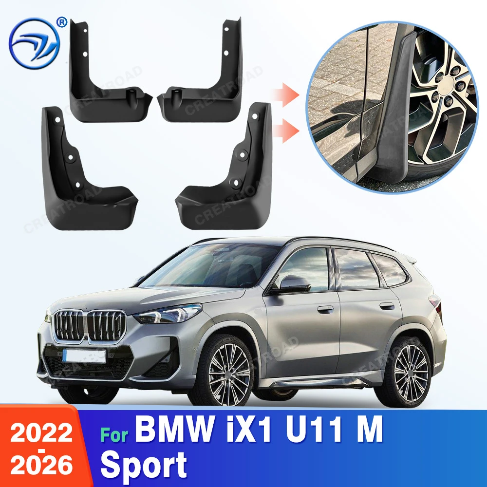 

For BMW iX1 U11 M Sport 2022 2023 2024 2025 2026 Fender Mudflaps Splash Guards Mudguards Mud Flaps Car Accessories