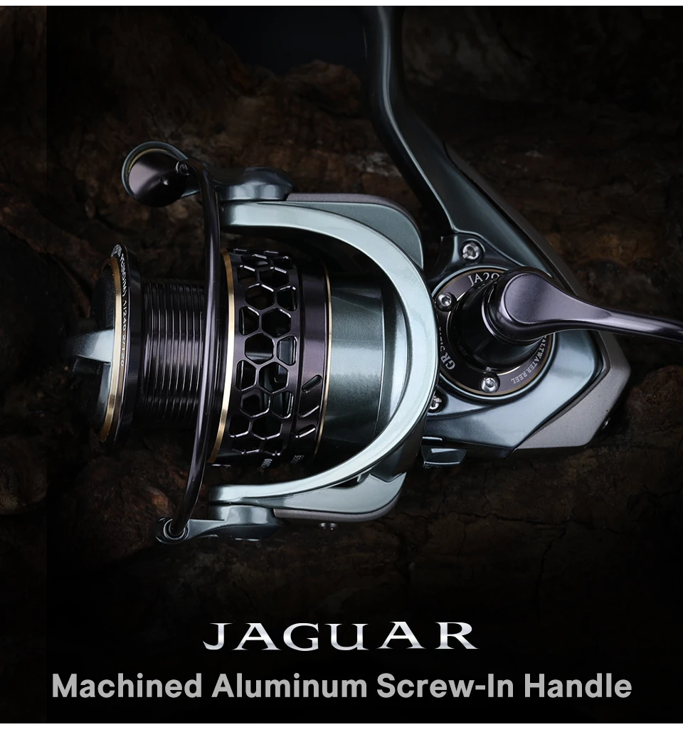 TSURINOYA Spinning Angeln Reel JAGUAR 2000 3000 2 Spool 185G 6KG Max Drag Carbon Drag Karpfen Salzwasser Reel bass Hecht Rad – Detail 21