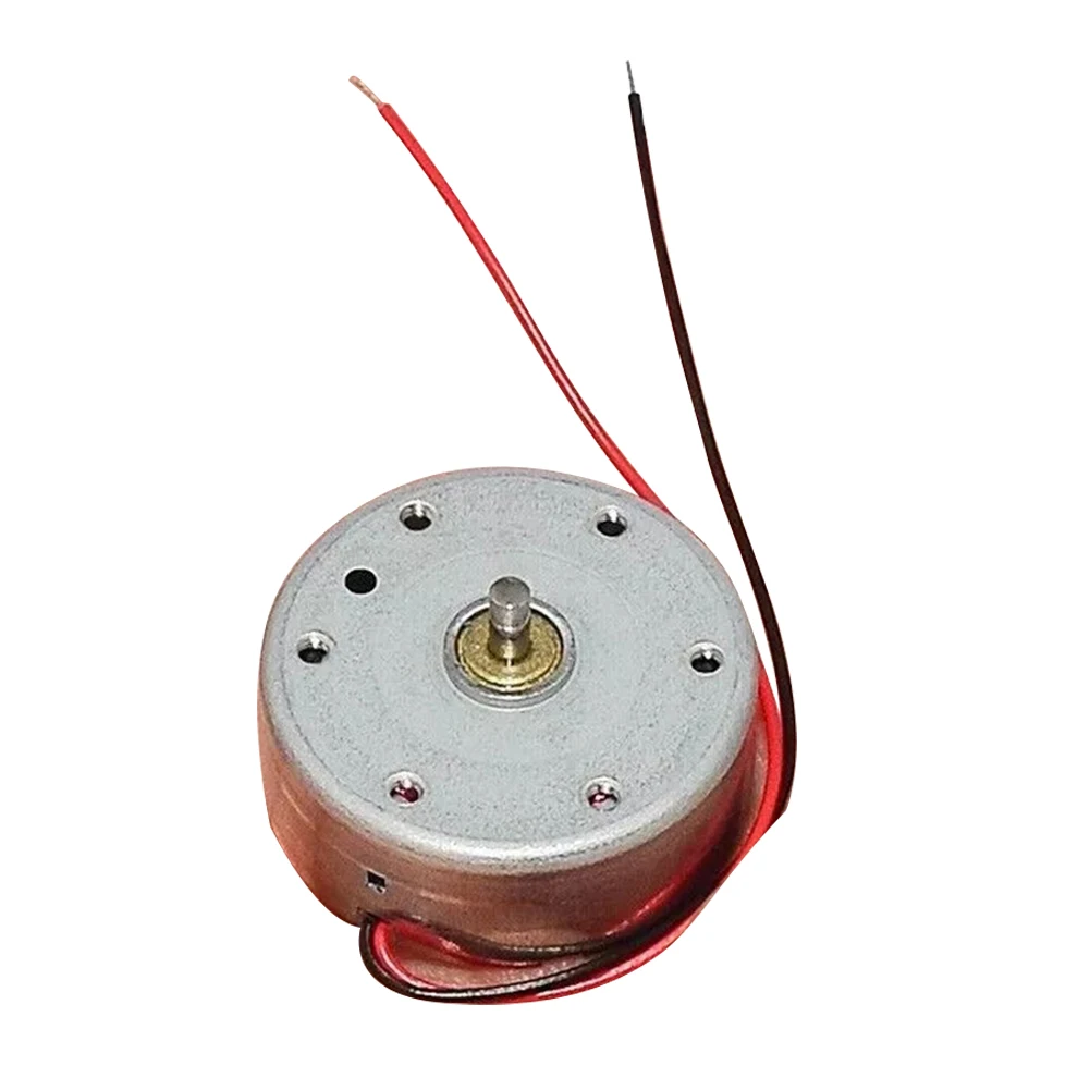 RF-400CA-12265 DC 1,5 V-6V 5,9 V Mini Motor de husillo redondo silencioso de 24mm para DVD DIY ventilador de juguete modelo de energía Solar accesorios eléctricos