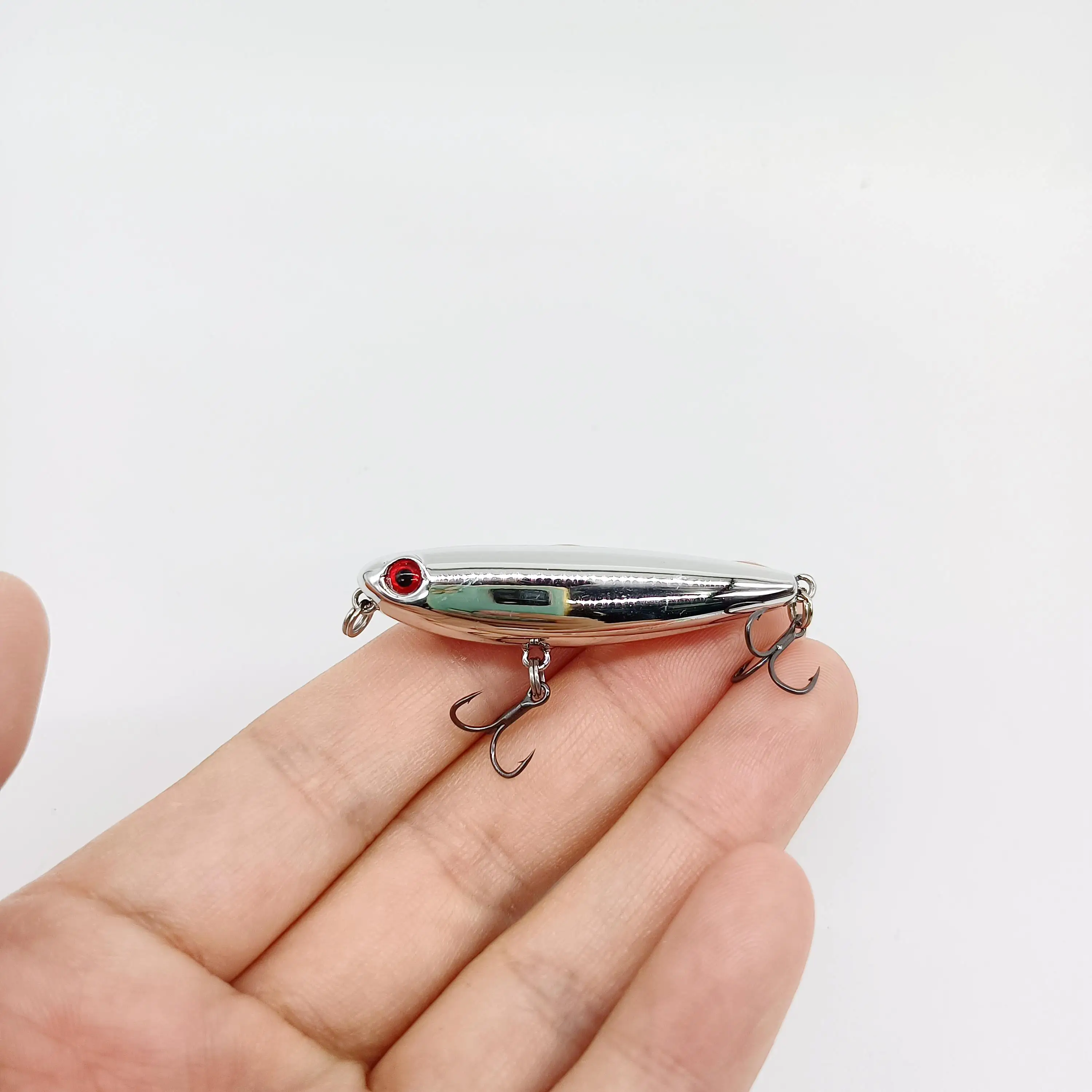 DUODUOYU 1PCS Neue Mini Topwater Bleistift Angeln Locken 2,8g/45mm Kleine Spaziergang Hund Künstliche Salzwasser harten Köder Bass Fishing Tackle