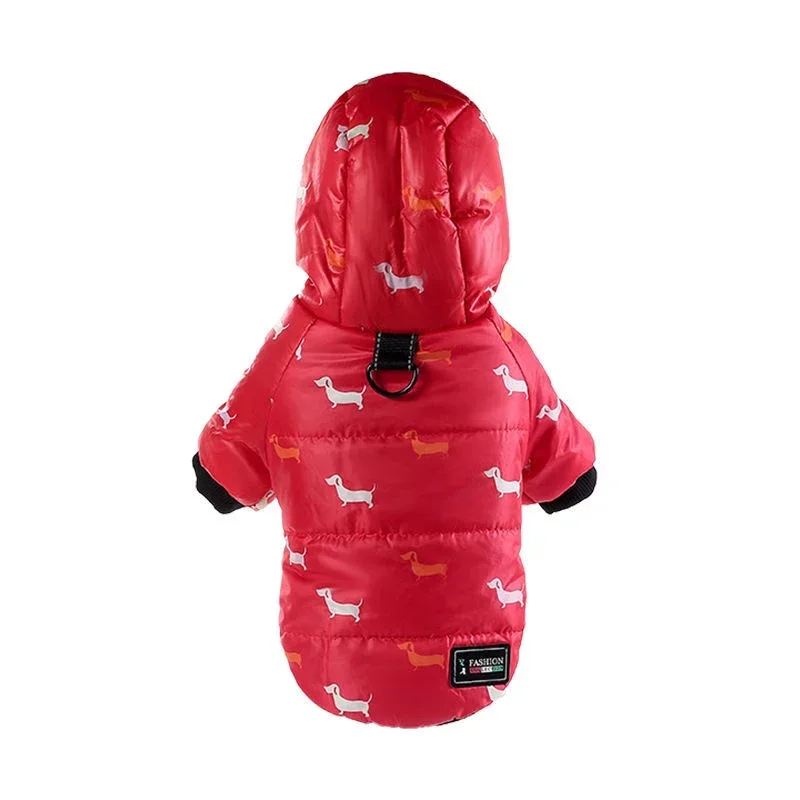

Winter Pet Dog Coat Jacket Outfit Doggie Puppy Small Dog Clothes Yorkshire Pomeranian Bichon Poodle Schnauzer Pet Clothing Suit