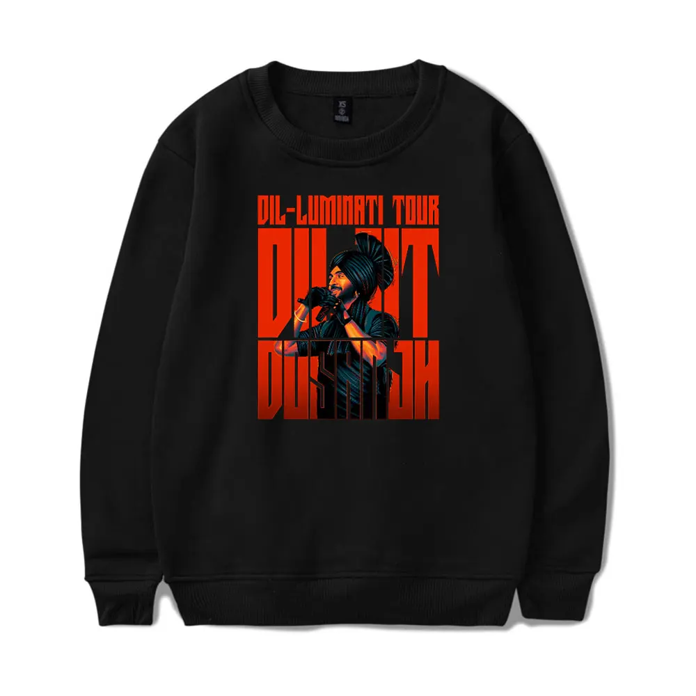 Diljit Dosanjh Dil-Luminati Tour خمر البلوز رجل/امرأة الشارع الشهير سترة أنيقة على الموضة الهيب هوب هوديي الشارع الشهير