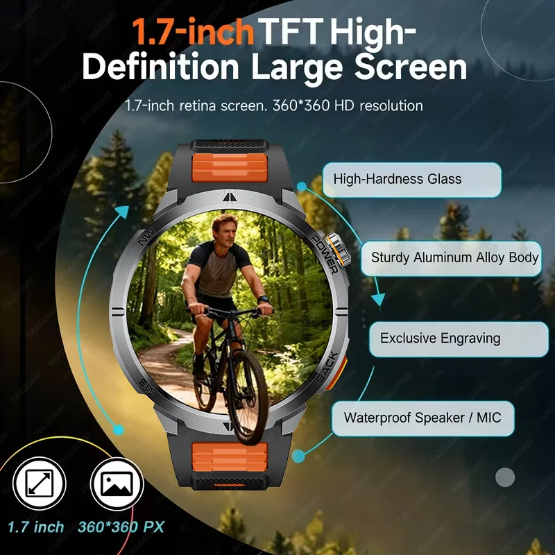 สมาร์ทวอทช์ผจญภัยกลางแจ้งรุ่นใ - Outdoor Adventure Reservations บทวิจารณ์และราคา