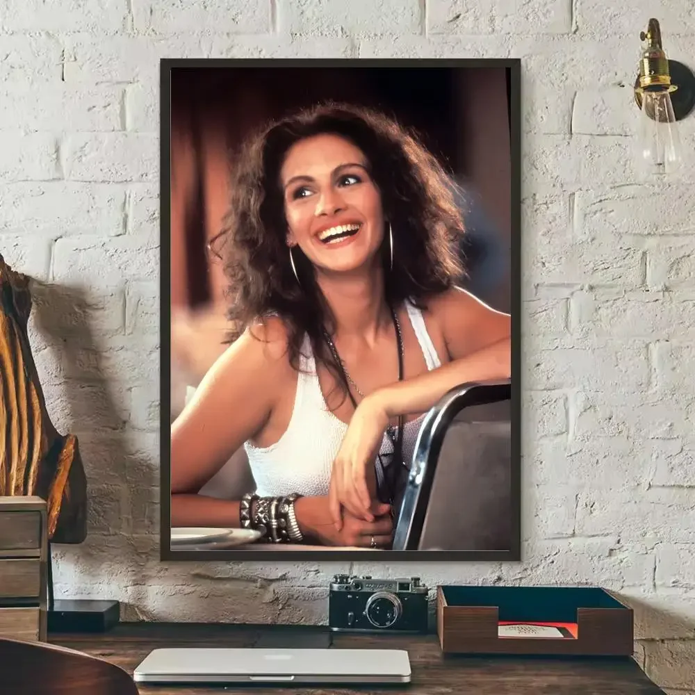 ملصقات ملصق J-Julia R-Roberts عالية الدقة مقاومة للماء لوحة فنية جدارية لغرفة النوم وغرفة المعيشة وديكور المنزل هدية تزيين