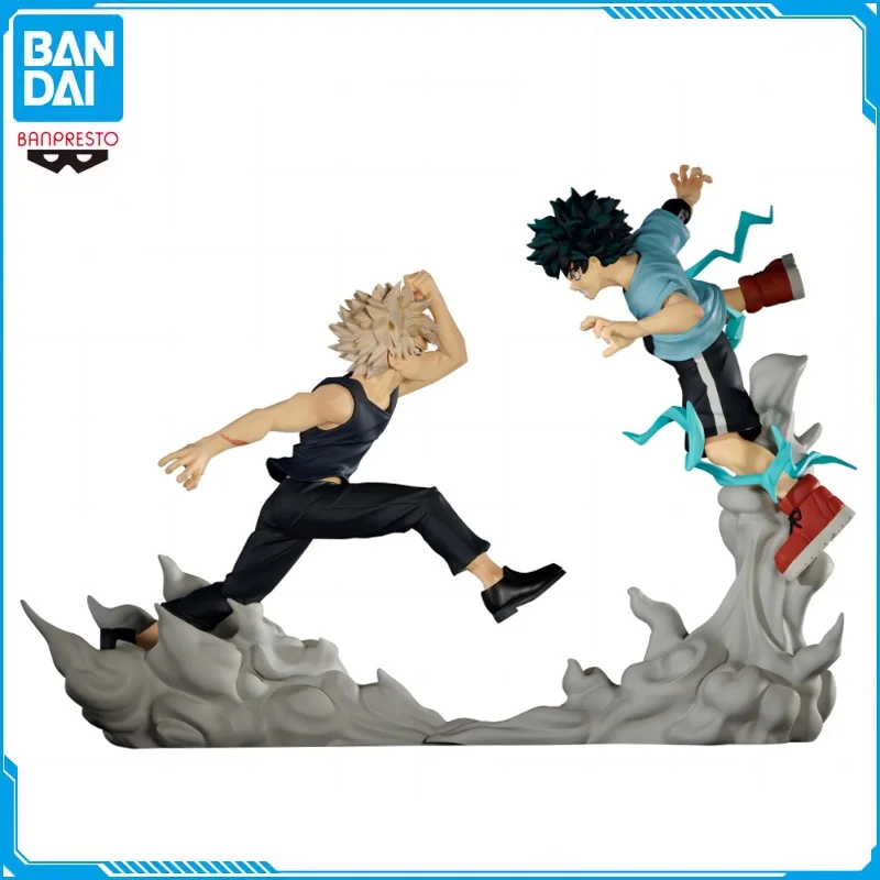 

BANDAI Original My Hero Academia Izuku Midoriya Katsuki Bakugou Combination Combat Anime Action Figure Model Toys Boy Gifts