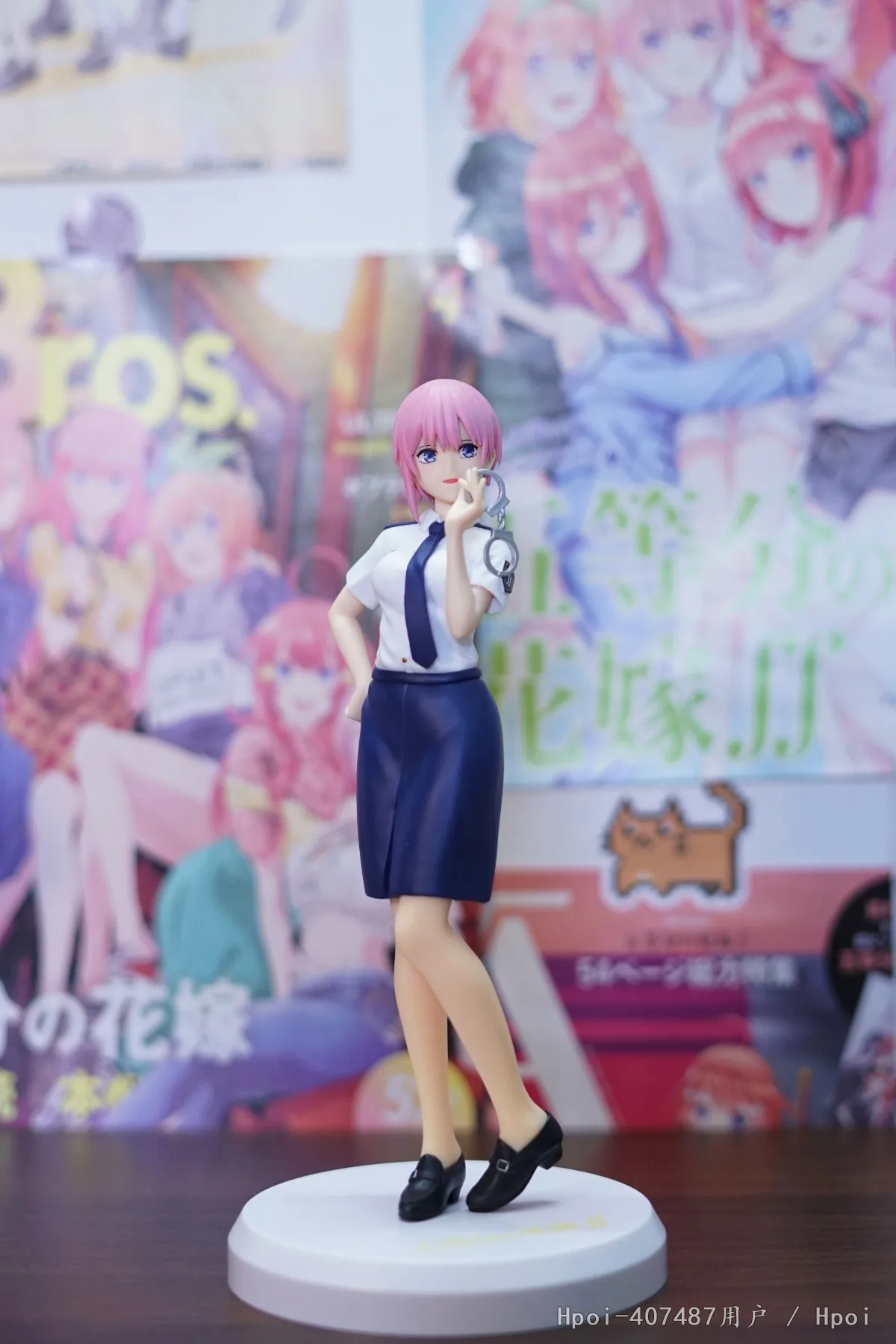 19cm The Quintessential Quintuplets Anime Figure Policewoman Dress Up Nakano Ichika Standing Action Figure Collection Model Toys