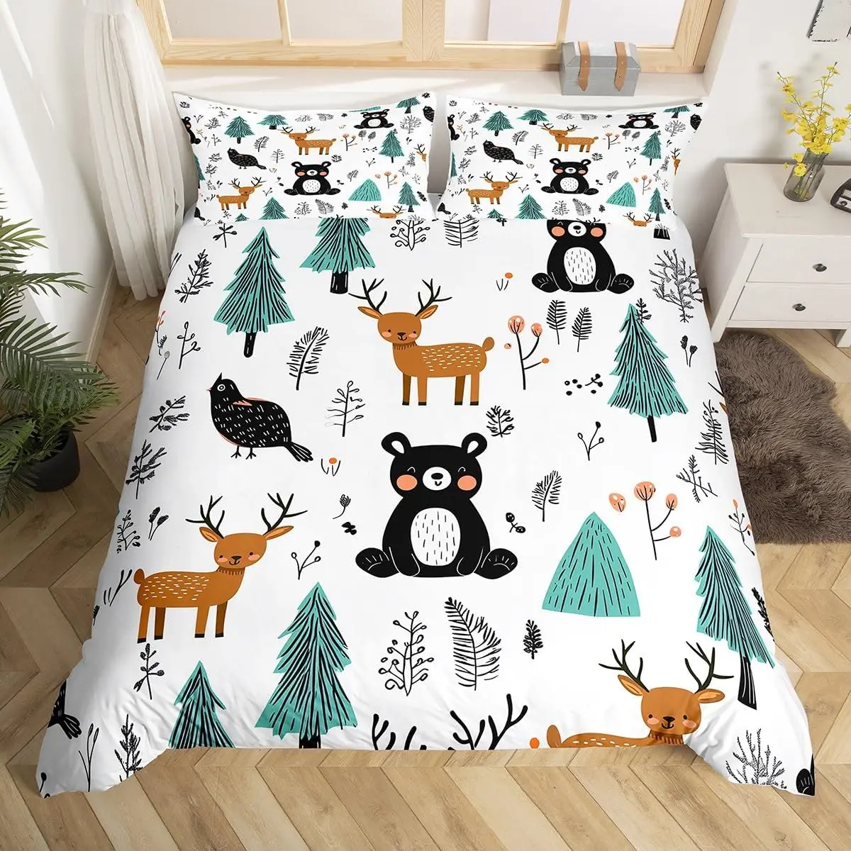 funda-de-edredon-infantil-con-dibujos-animados-de-animales-juego-de-ropa-de-cama-con-motivos-de-animales-del-bosque-funda-de-edredon-estilo-campestre-para-ninas-y-adolescentes