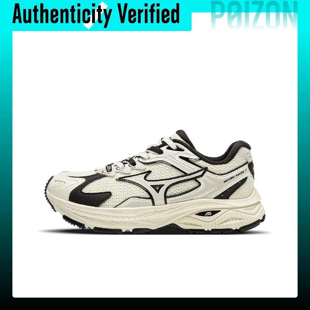 Mizuno Racer S Low top Running Shoes Unisex Ecru D1GH253503