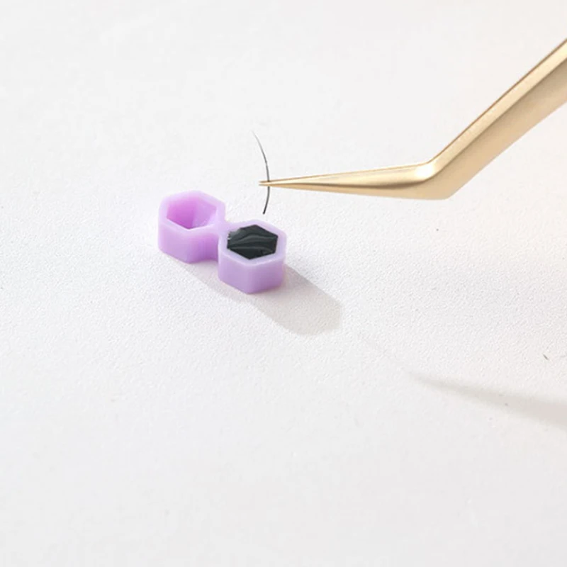 200/100 Stück Zwei-Schlitze-Einweg-Silikon-Wimpern kleber Ring becher halter Behälter Tattoo Pigment Wimpern verlängerung Make-up-Werkzeuge