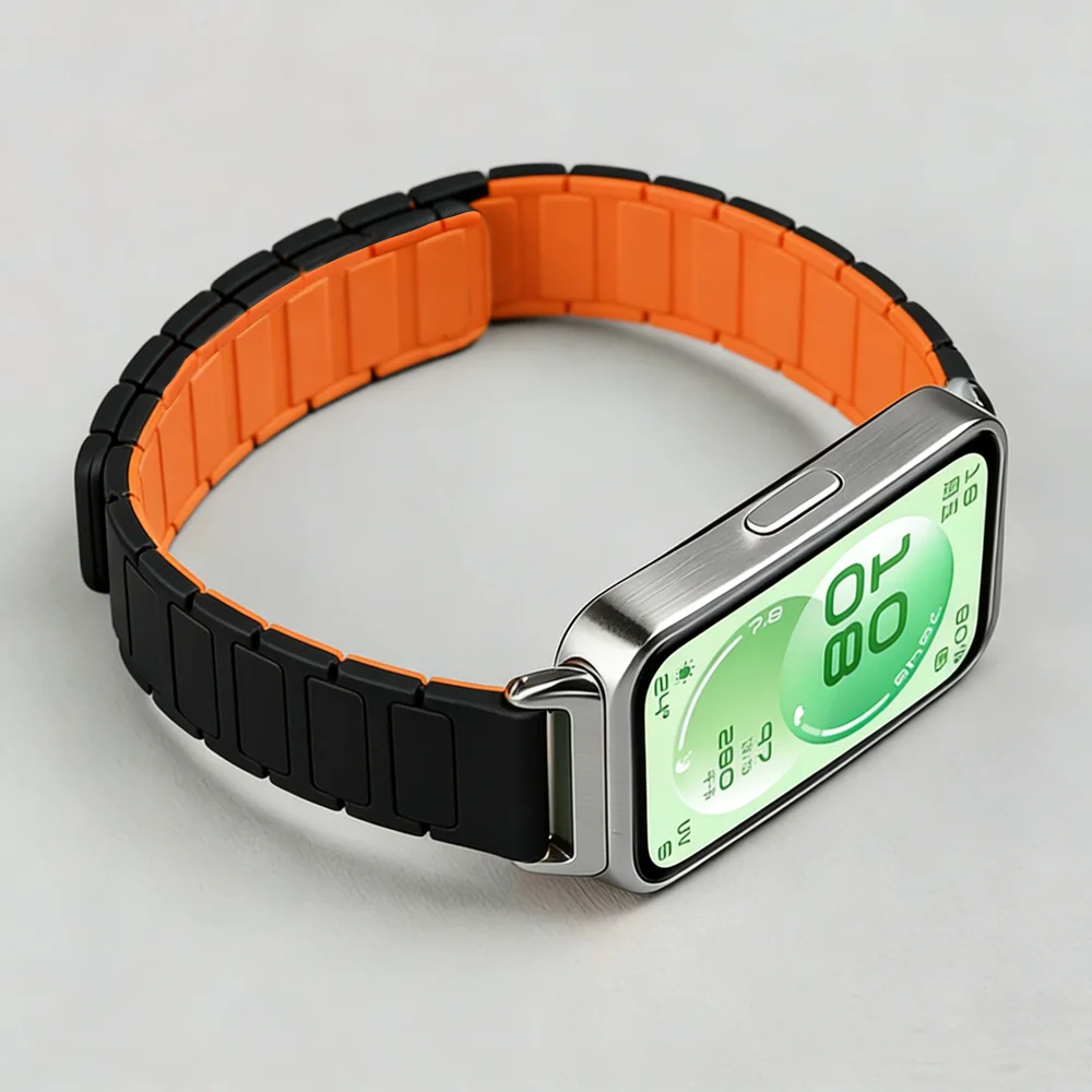 Strong Magnetic Straps for Huawei Band 11/11 pro Bracelet Sport Silicone Pulseira Correa Huawei Smart Band 11 pro Accessories