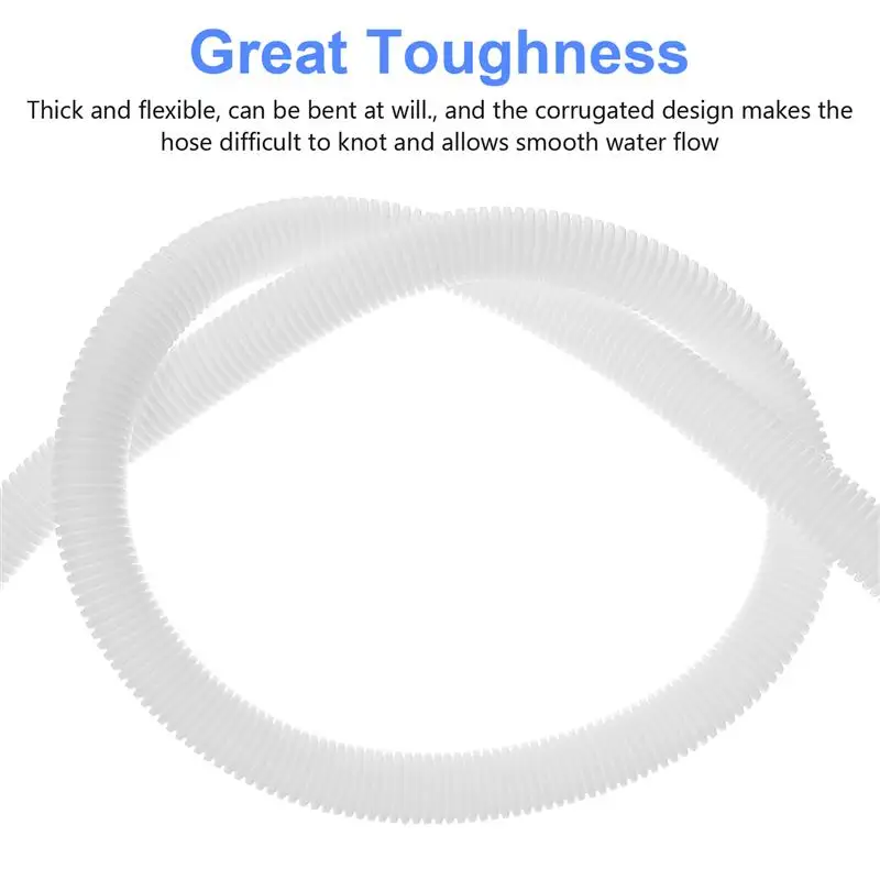 2M/3M Washing Machine Water Inlet Hose Flexible Air Conditioner Drain Hose Universal Water Pipe Connected Product Accessories