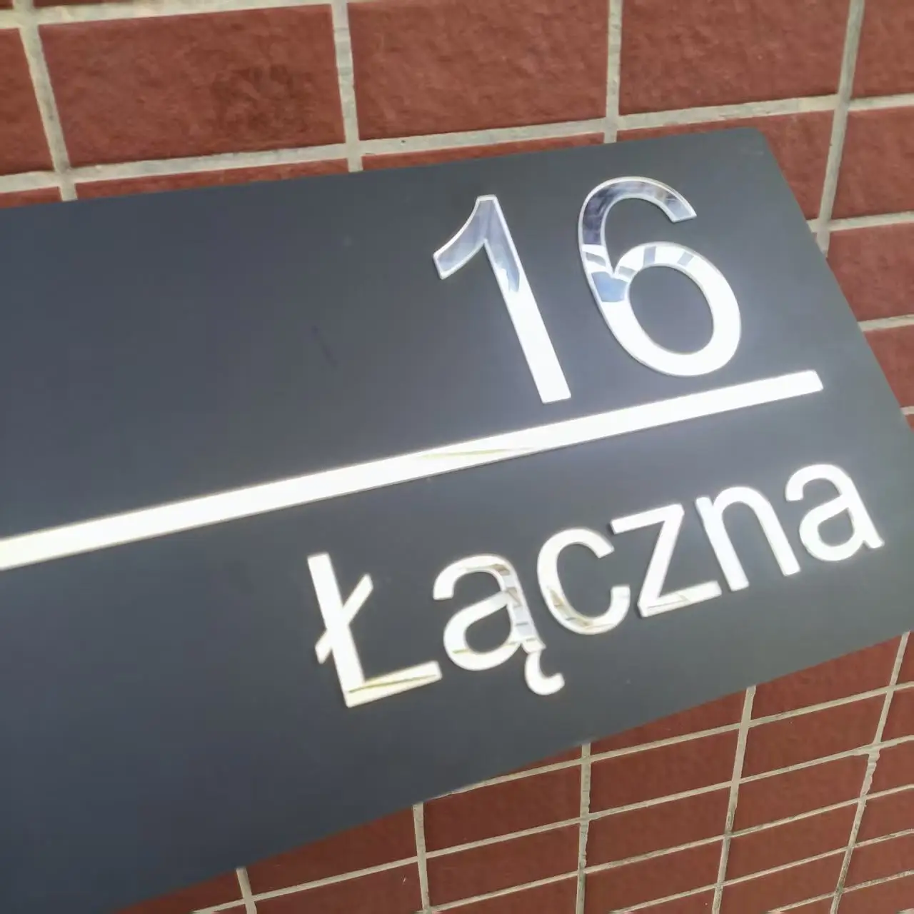 

3D House Number Custom Modern Acrylic Laser-Cut Outdoor House Number Plate Personalized Residential Number Plate