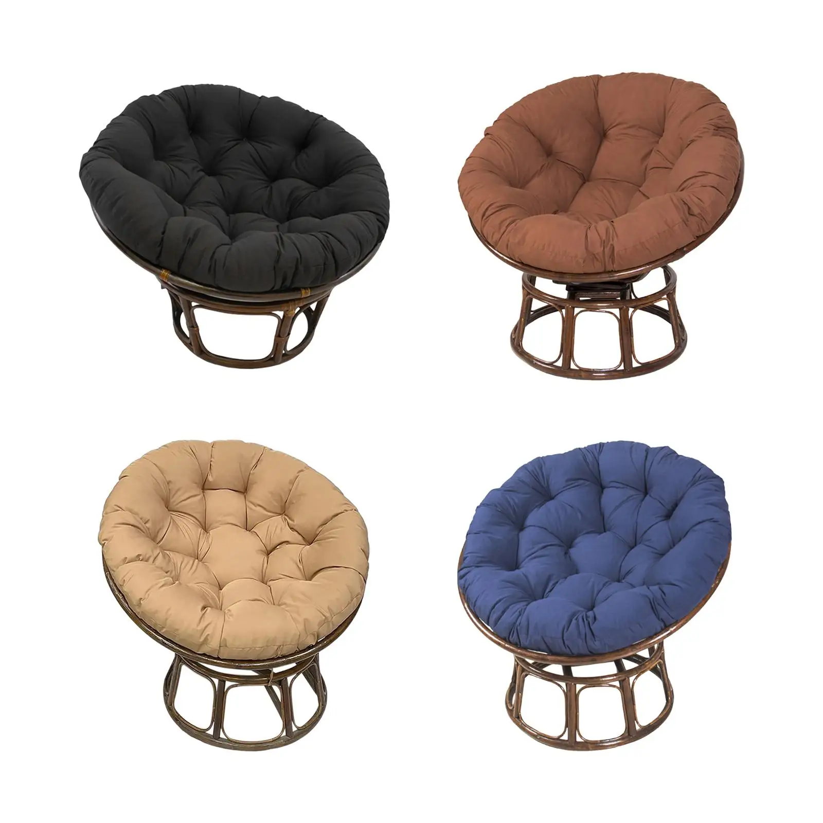 Hanging Chair Cushion Chair Pad Round Multifunctional Stylish Patio Seat Cushion Garden Chair Mat for Garden Egg Chair Office