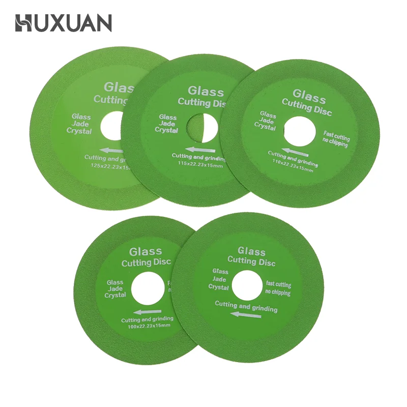 100/110/115/125mm Glasscutting Blade Ceramic Tile Jade Crystal Wine Grinding Diamond Ultra-thin Saw Blade Glass Cutting Blade