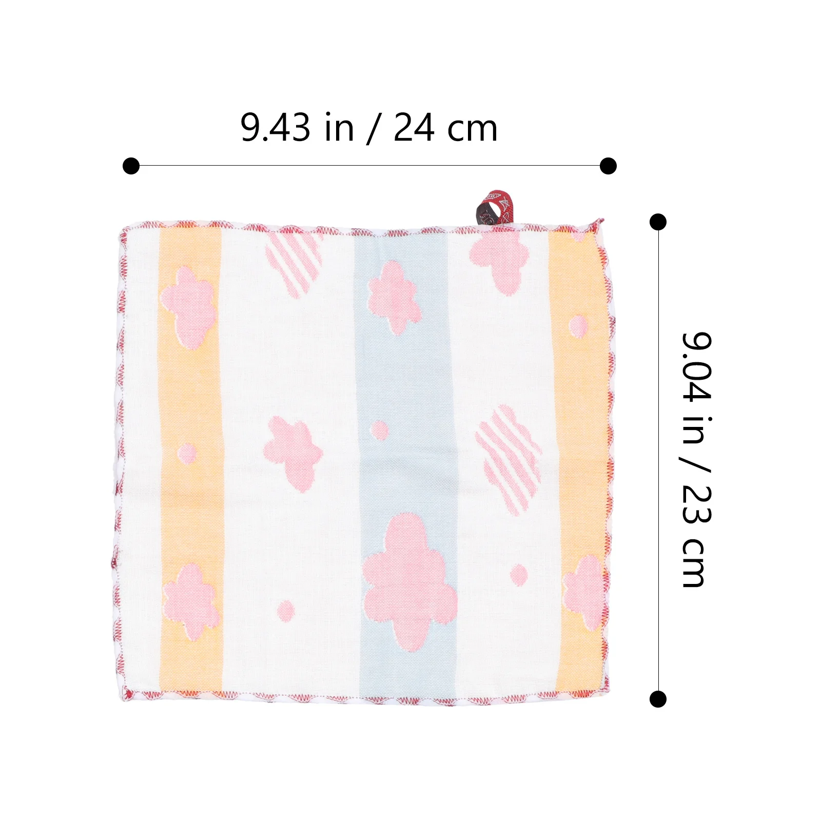 4Pcs Baby Saliva Towel Cotton Washable Reusable Newborn Face Wipes Nursing Towel for Teething Infants Toddler Drool Cloth