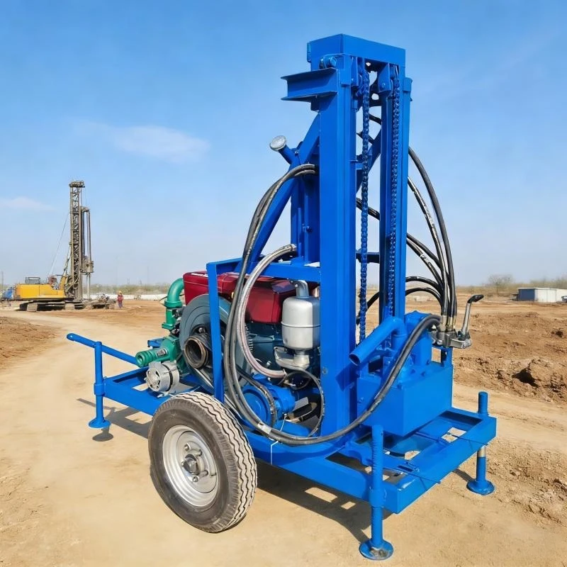 

Trailer-Mounted Diesel Water Drill 50m 100m 200m 300m Depth Perfect for Irrigation Monitoring and Geothermal Applications