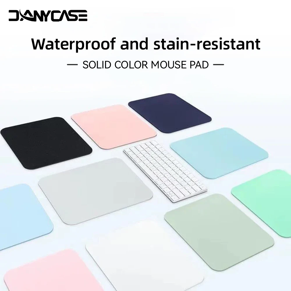 Creative Universal Anti-slip Mouse Pad Leather Gaming Mice Mat New Desk Cushion Fashion Comfortable For Laptop PC MacBook