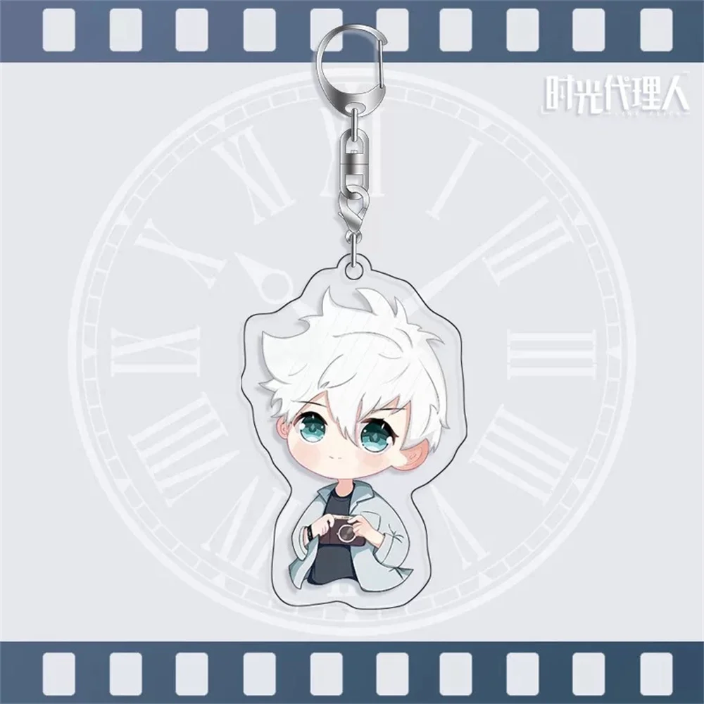 Anime Keychain hot Link Click Acrylic Key Chain Kawaii Bag Pendent Cheng Xiaoshi Lu Guang Cartoon Keyring Gift